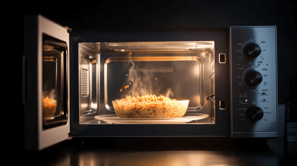 convection cooking of microwave oven