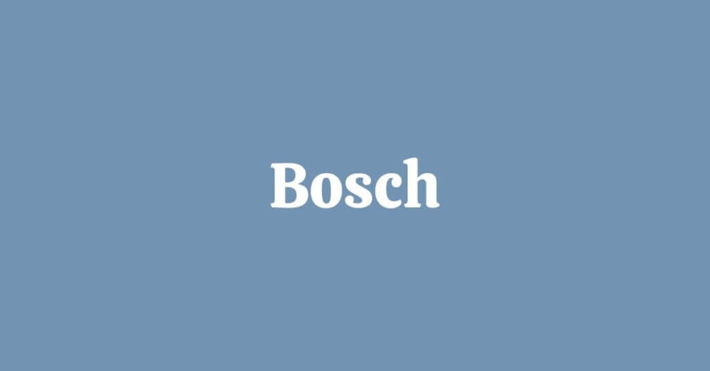 Bosch Refrigerators Specifications List