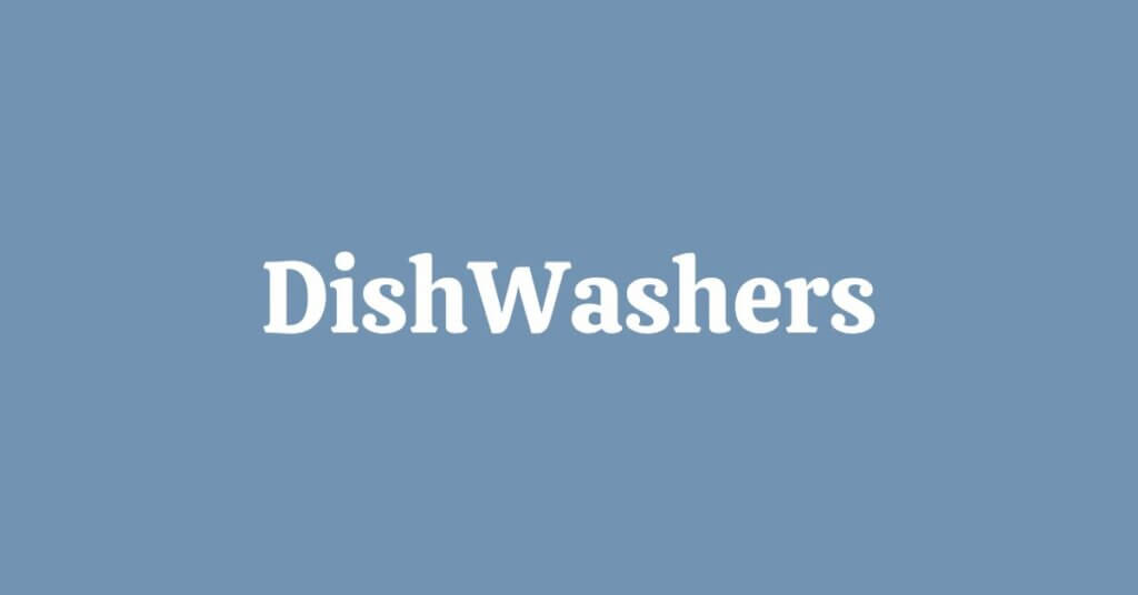 Specifications List - DishWashers